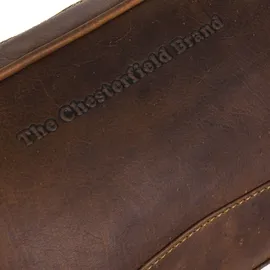 The Chesterfield Brand Stefan Kulturbeutel Leder 29 cm, Necessaire, braun