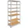 shelfplaza Schwerlastregal Metall 200x100x23 cm silber