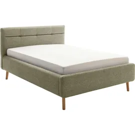 Meise Möbel meise.möbel Polsterbett Lotte 140 x 200 cm Stoff Grün