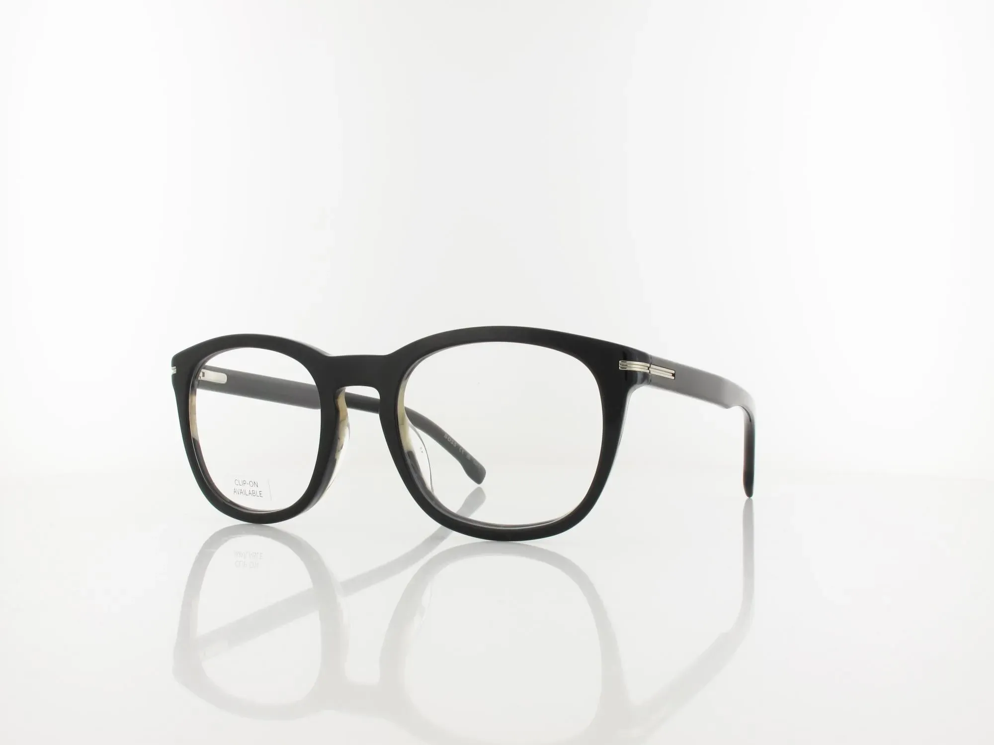 Boss BOSS 1725/G/CS QF6/M9 51 black striped white / grey polarized