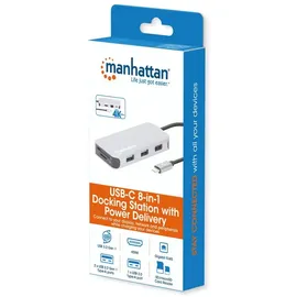 Manhattan USB-C Dockingstation USB-C® Power Delivery