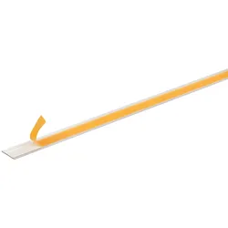 Alberts® Flachstange selbstklebend, Alu, Länge 2,6m-silberfarbig eloxiert-20 mm