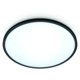 WIZ Super Slim Ceiling Deckenleuchte Tunable White 14W Schwarz