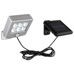 Solarleuchte Kunststoff Silberfarben, 6Xled Solarleuchte Kunststoff Silberfarben Matt, 6X Led