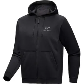 Arc'teryx Emblem Fleece Kapuzenjacke Herren Schwarz L