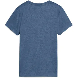 Puma TAD ESS Heather Logo T-Shirt blau XS