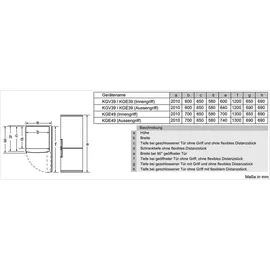 Bosch Serie 6 KGE39AICA