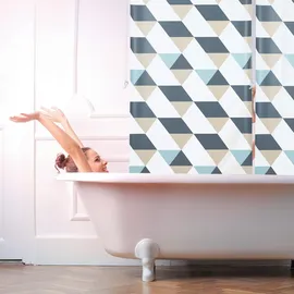 Relaxdays Duschrollo 80 x 240 cm bunt