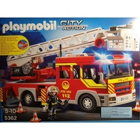PLAYMOBIL 5362 Feuerwehr-Leiterfahrzeug mit Licht und Sound Neu/Ovp