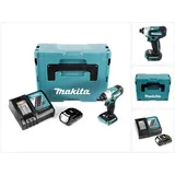 Makita DTD 155 Y1J-D 18 V Brushless Li-Ion Akku Schlag Schrauber im Makpac + 1 x BL1815 1,5 Ah Akku + 1 x DC 18 RC Ladegerät