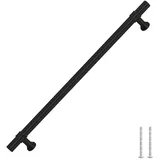 vidaXL Möbelgriffe 5 Stk. Schwarz 224 mm Edelstahl