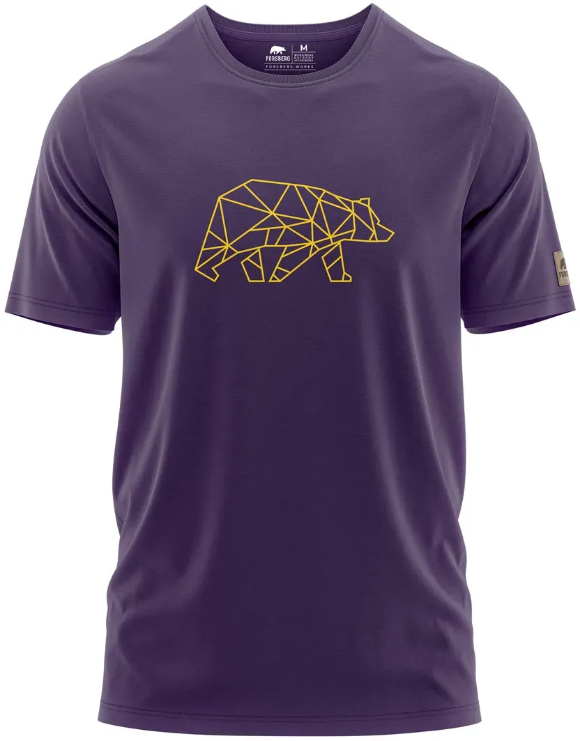 FORSBERG Finnson T-Shirt mit Brustlogo