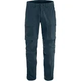Fjällräven Abisko Hybrid Zip-Off Hosen Blau 52