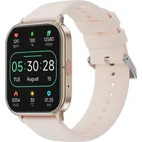 Schrittzähler mit Blutdruckmessung Gesundheitsuhr Laufuhr Sportuhr Outdoor mit Telefonfunktion Pulsuhr Sport Junge Mädchen Fitness Tracker - Rosa