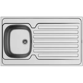 PYRAMIS Auflagespüle 100x60 cm Edelstahl