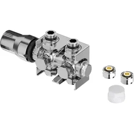 Sturotec Anschlussset Multiblock für Mittelanschluss 5 cm inkl. Thermostatkopf Heizkörperthermostat