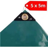 Boni-Shop® Abdeckplane 5 x 5 m Grün