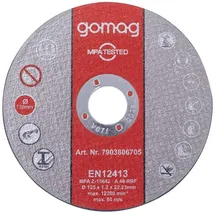 gomag Trennscheiben Set 12-tlg. Ø 125 mm