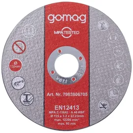 gomag Trennscheiben Set 12-tlg. Ø 125 mm