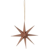 Broste Copenhagen Weihnachtsschmuck Stern aus Papier in der Farbe Indian Tan, 15cm, 70080397
