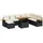 vidaXL Garten-Lounge-Set 9-tlg. schwarz