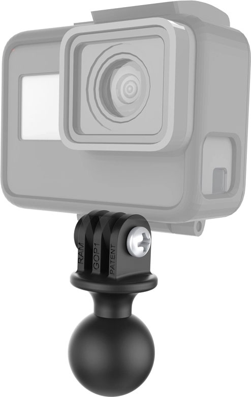 Ram Mount Action Camera Universal, Kugel-Adapter - Schwarz