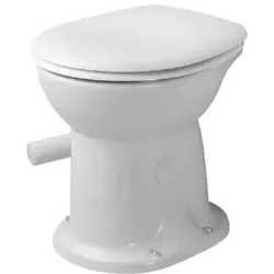 Duravit Duraplus Stand WC Trockenklosett für Klappenverschluss 0180010000, Badkeramik, weiß