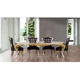 aea Esszimmertisch 125 x 81 x 220 cm grau