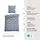 SCHIESSER Missy Floral Rauchblau 135 x 200 cm + 80 x 80 cm