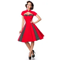 Belsira Vintage Kleid Retro Rockabilly Vintagekleid 50er Jahre - M