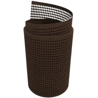 zaun|zu® Sichtschutzstreifen 255 x 19 cm Braun Kunststoff 2 St.