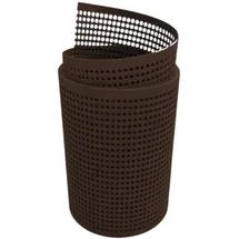 zaun|zu® Sichtschutzstreifen 255 x 19 cm Braun Kunststoff 2 St.