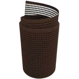 zaun|zu® Sichtschutzstreifen 255 x 19 cm Braun Kunststoff 2 St.