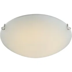 LED Decken Lampe Leuchte Metall Weiß Glas Opal Wohn Ess Schlaf Zimmer Küche Flur