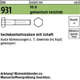 Hörger & Geßler Sechskantschraube M18 x 130 25 Stück