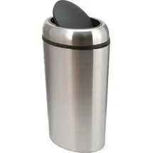 POV Abfallsysteme Ovaler Swing 40 l Silber