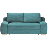 bobb Schlafsofa  Eleny de Luxe II , türkis/petrol , Maße (cm): B: 210 H: 96 T: 108.0