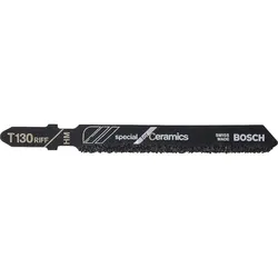 Stichsägeblätter Bosch T130RIFF Länge: 83mm für gerade Schnitte in Keramik (3 Stück)