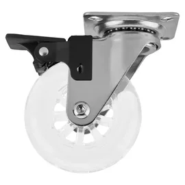 SOTech Möbelrolle 4 Stück Ø 75 mm 7,5 cm x 2,3 cm x 9,6 cm