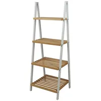 Urban Living Leiterregal 4-Etagen Regal Standregal Regaltreppe, (BxTxH) 40 x 30 x 109 cm, Belastbarkeit: max. 20 kg