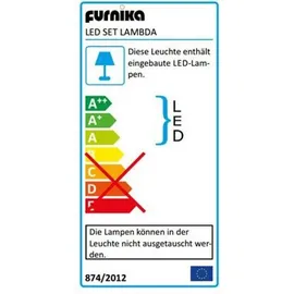 Innostyle Fun Plus II Wohnwand Basalt/Eiche Altholz - grau