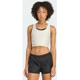 adidas Koumori Crop Top Damen Beige L