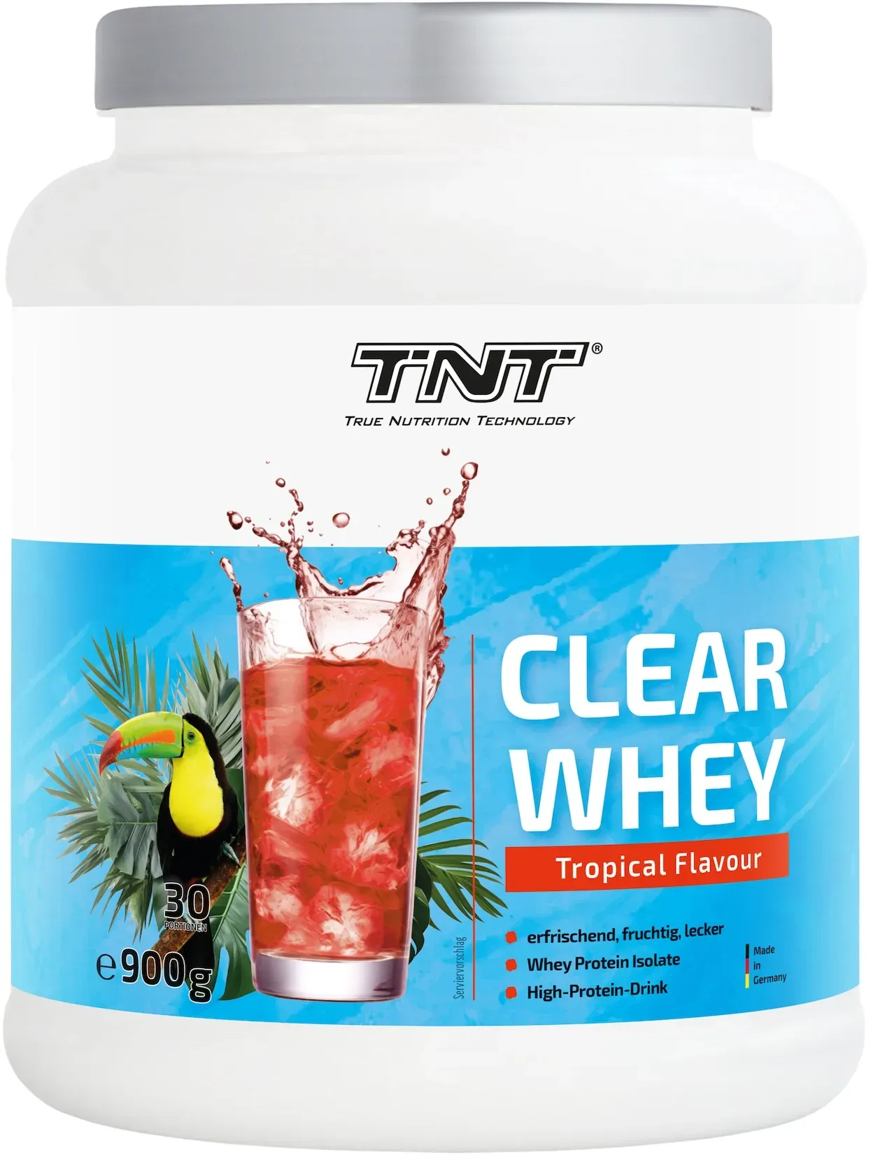 TNT Clear Whey Protein Shake Isolate lecker(er) wie ein Eistee