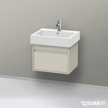 Duravit Waschtischunterschrank 1 Auszug 55 x 41 x 44 cm Taupe Matt
