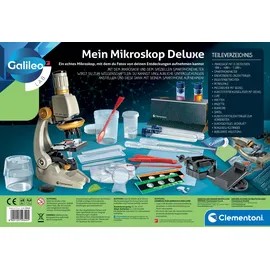 CLEMENTONI Mein Mikroskop Deluxe