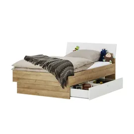 Möbel Kraft Bett ¦ holzfarben ¦ Maße (cm): B: 97 H: 91