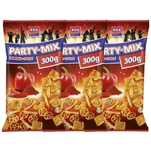 CHIPS XOX Partymix Paprika Style Kartoffel Weizen Snack 300g 3er Pack