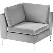 Beliani Eckmodul Evja 0 x 0 cm Grau