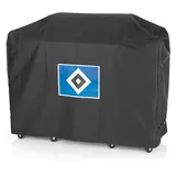 HSV Wetterschutzhaube XL - 145 x 60 x 100 cm - Schwarz mit Logo