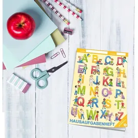 trotsch TRÖTSCH Hausaufgabenheft Grundschule ABC: Schulplaner Hausaufgabenheft Timer Terminkalender